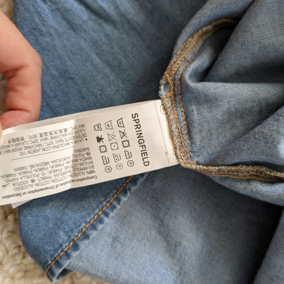 Springfield chambray short-sleeve button down - Picture 6 of 6